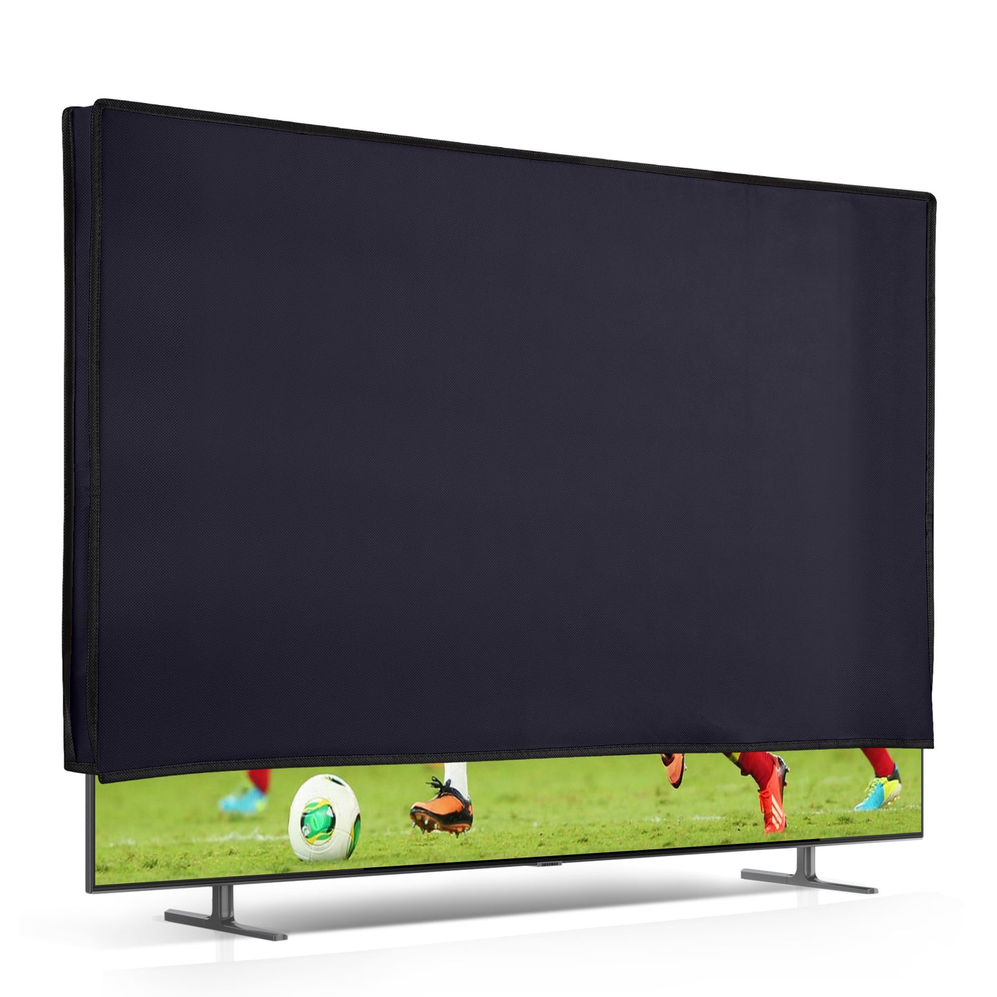 kwmobile 65" TV Abdeckung Indoor - Fernseher Hülle Bildschirmschutz Abdeckung - TV Bildschirm Staubschutzhülle - Fernsehabdeckung