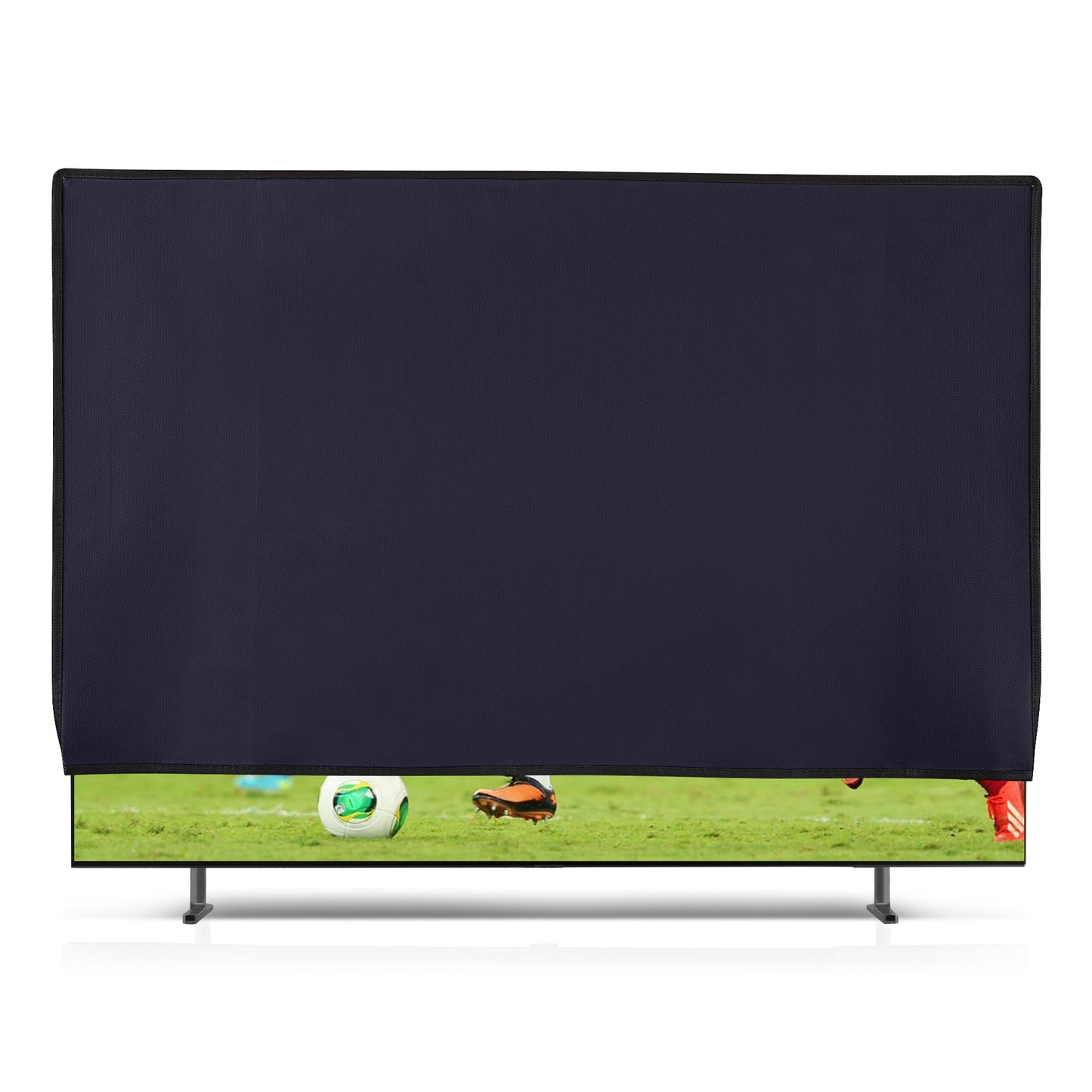 kwmobile 65" TV Abdeckung Indoor - Fernseher Hülle Bildschirmschutz Abdeckung - TV Bildschirm Staubschutzhülle - Fernsehabdeckung