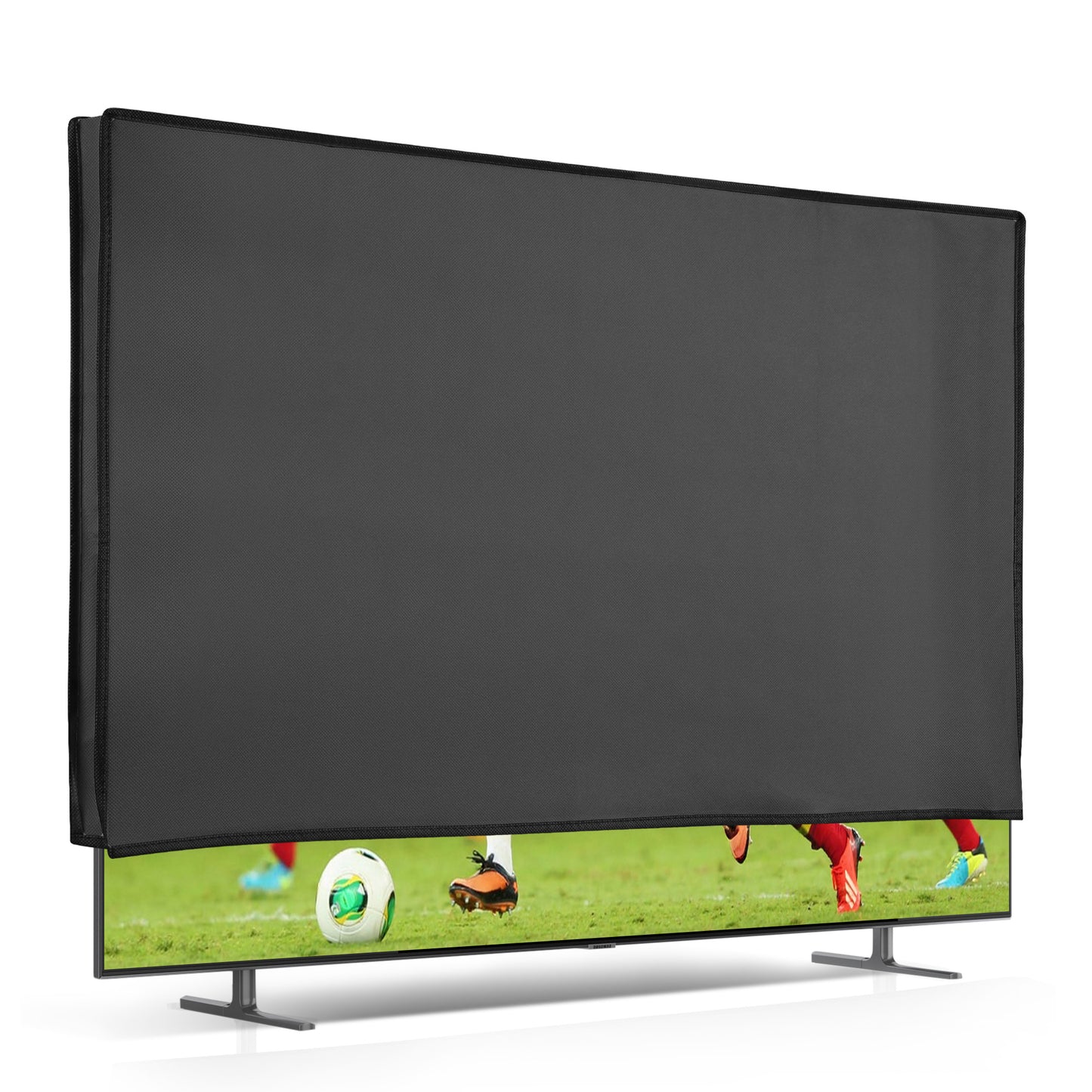kwmobile 65" TV Abdeckung Indoor - Fernseher Hülle Bildschirmschutz Abdeckung - TV Bildschirm Staubschutzhülle - Fernsehabdeckung