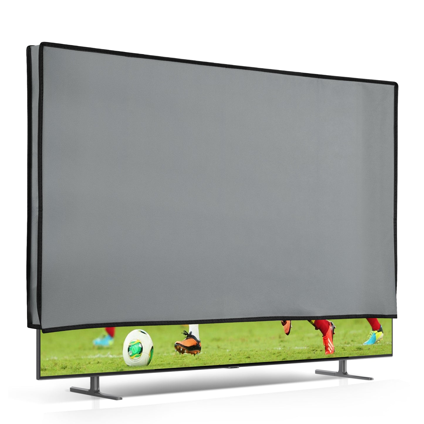 kwmobile 65" TV Abdeckung Indoor - Fernseher Hülle Bildschirmschutz Abdeckung - TV Bildschirm Staubschutzhülle - Fernsehabdeckung