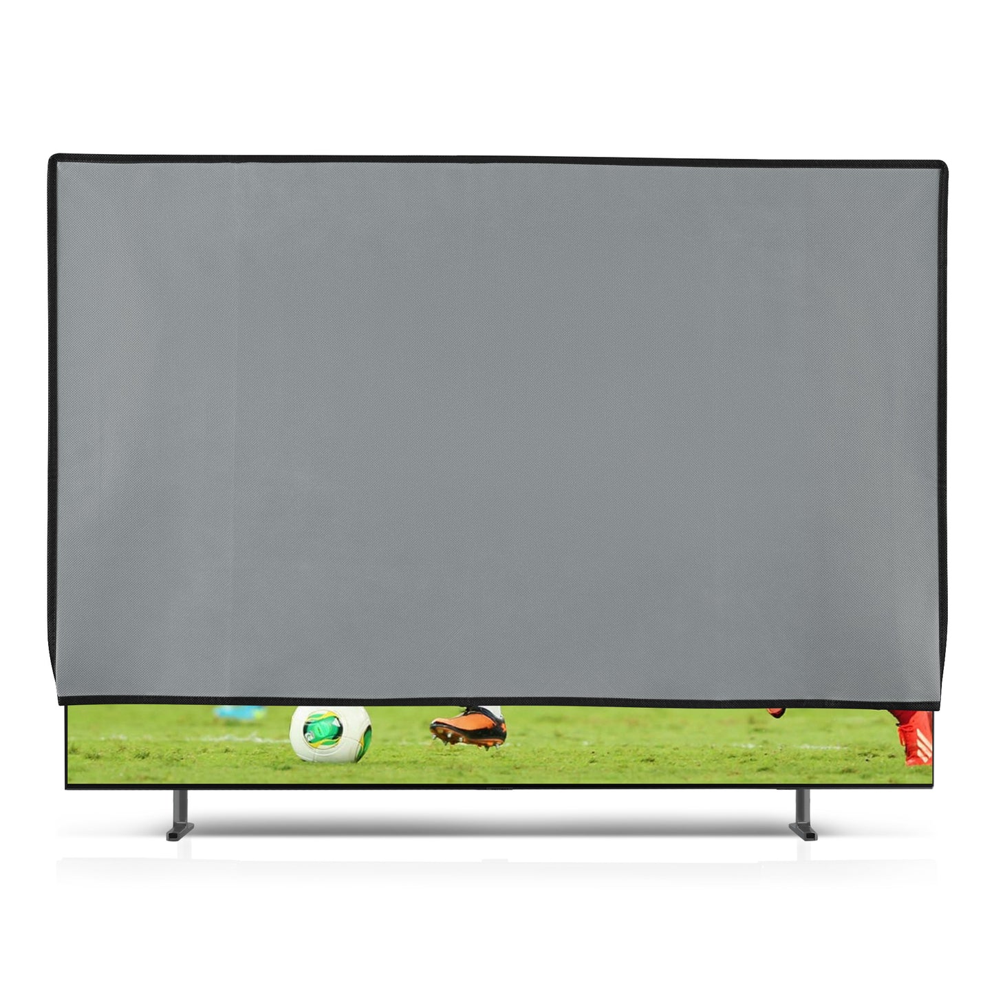 kwmobile 65" TV Abdeckung Indoor - Fernseher Hülle Bildschirmschutz Abdeckung - TV Bildschirm Staubschutzhülle - Fernsehabdeckung