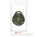 Hülle für Harley Davidson Motorradschlüssel camouflage hellgrün dunkelgrün