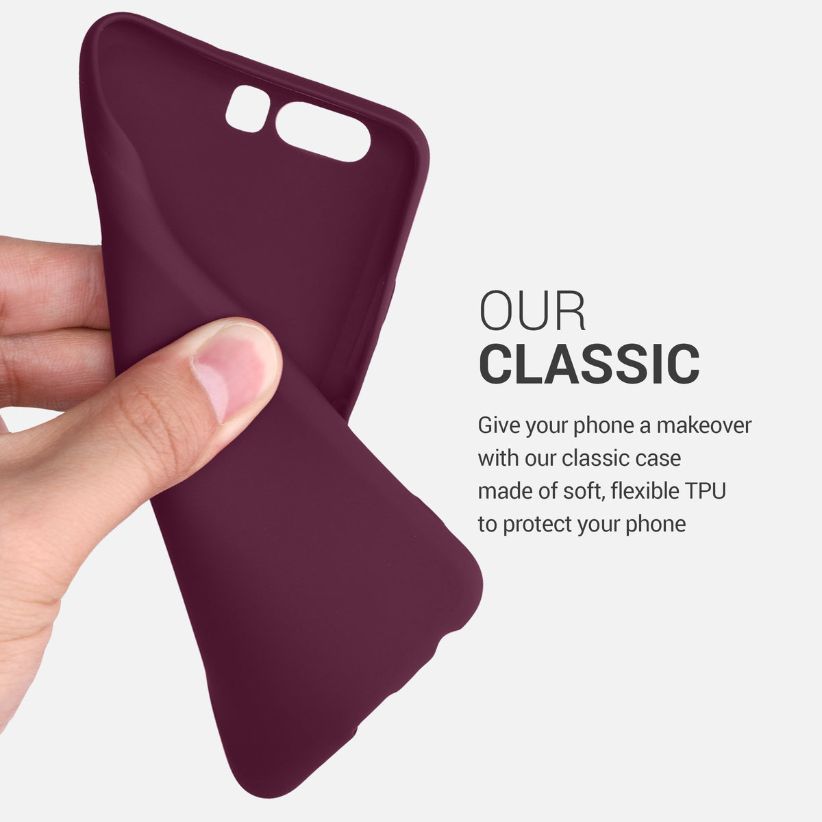 kwmobile Handyhülle für Huawei P10 Hülle - Kabelloses Laden - Schutzhülle Cover
