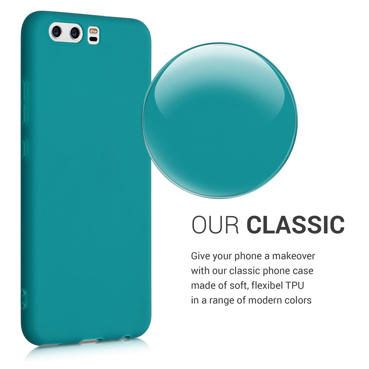 kwmobile Handyhülle für Huawei P10 Hülle - Kabelloses Laden - Schutzhülle Cover