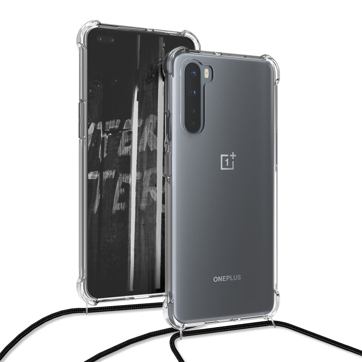 OnePlus Nord Silikon Handykette Transparent