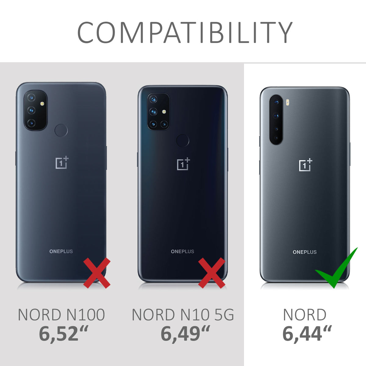 OnePlus Nord Silikon Handykette Transparent