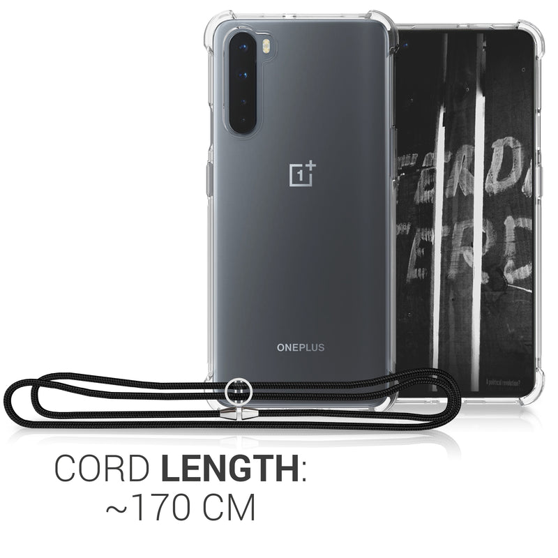 OnePlus Nord Silikon Handykette Transparent