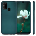 kwmobile Handyhülle für Samsung Galaxy M31 Hülle - Silikon Case metallisch schimmernd - Schutzhülle Cover