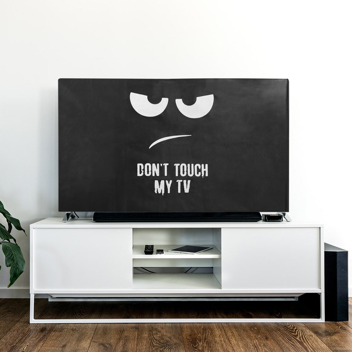kwmobile 55" TV Abdeckung Indoor - Fernseher Hülle Bildschirmschutz Abdeckung - TV Bildschirm Staubschutzhülle - Fernsehabdeckung