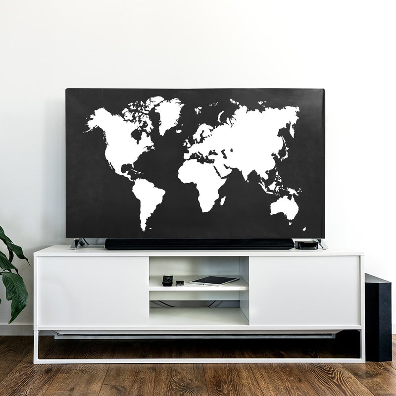 kwmobile 55" TV Abdeckung Indoor - Fernseher Hülle Bildschirmschutz Abdeckung - TV Bildschirm Staubschutzhülle - Fernsehabdeckung