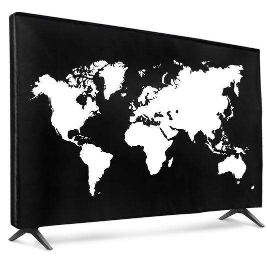 kwmobile 65" TV Abdeckung Indoor - Fernseher Hülle Bildschirmschutz Abdeckung - TV Bildschirm Staubschutzhülle - Fernsehabdeckung