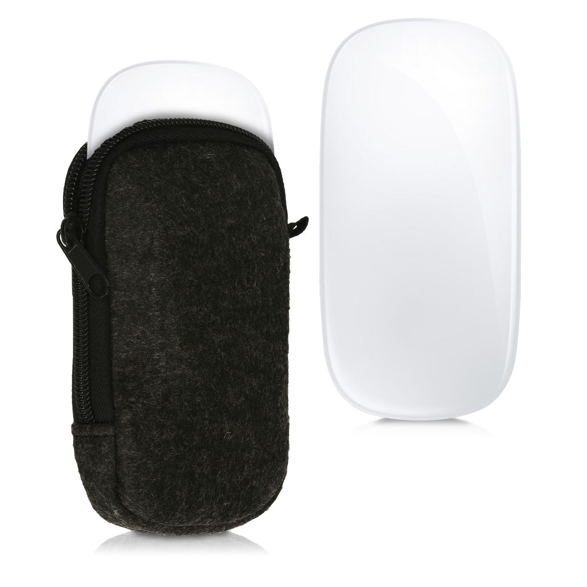 Magic Mouse 1 / 2 Tasche Filz Dunkelgrau