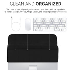 iMac 27" / iMac Pro 27" Hülle mit Fach für Magic Keyboard, Magic Mouse und Kabel
