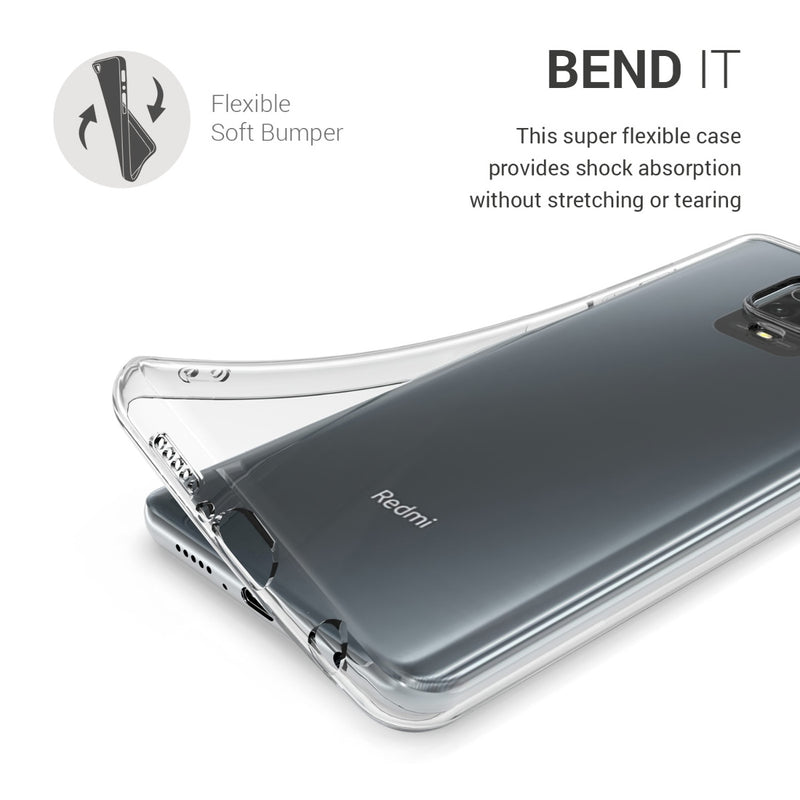 kwmobile Hülle kompatibel mit Xiaomi Redmi Note 9S / 9 Pro / 9 Pro Max - Silikon Handyhülle - Handy Case