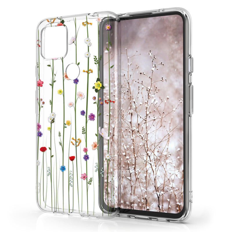 Google Pixel 4a transparente Silikon Handyhülle
