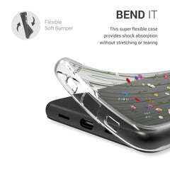 Google Pixel 4a transparente Silikon Handyhülle