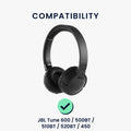 kwmobile Ohr Polster für JBL Tune 600 / 500BT / 510BT / 520BT / 450 Ohrpolster - Ersatz Ohrpolster - Kopfhörer Ersatzteile - Kopfhörer Ersatzpolster für Over Ear Headphones