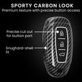 Hyundai 3-Tasten Autoschlüssel Keyless Go Hardcover Schlüsselhülle