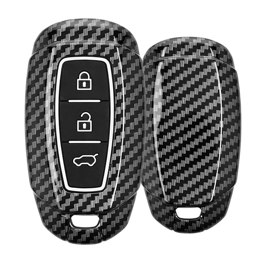 kwmobile Autoschlüssel Hülle kompatibel mit Hyundai 3-Tasten Autoschlüssel Keyless Go - Hardcover Schutzhülle Schlüsselhülle Cover