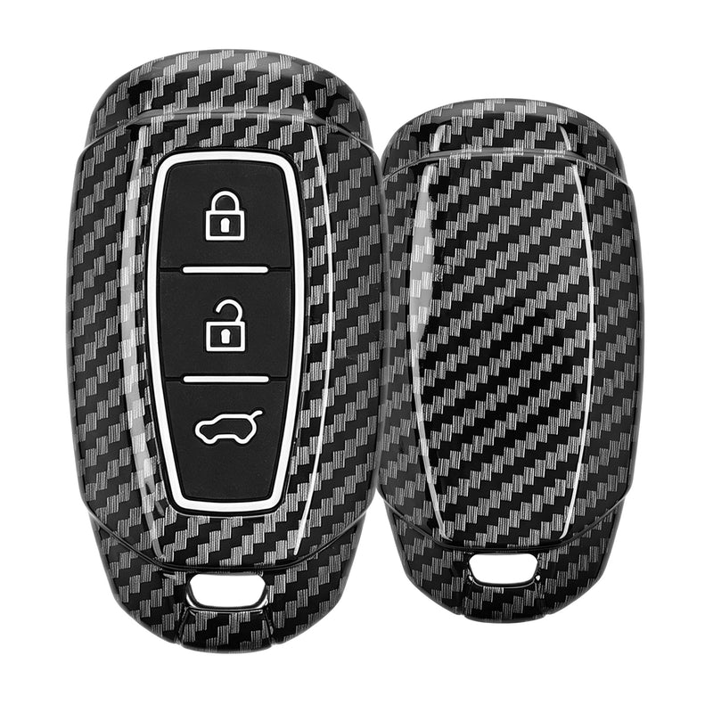 Hyundai 3-Tasten Autoschlüssel Keyless Go Hardcover Schlüsselhülle