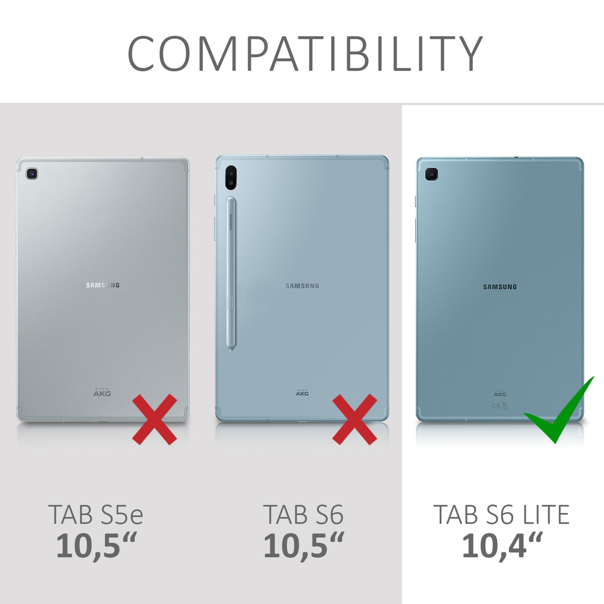 Silikon Hülle für Samsung Galaxy Tab S6 Lite (2024/2022/2020)