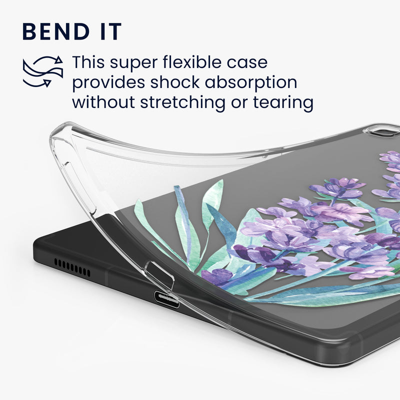 Hülle für Samsung Galaxy Tab S6 Lite (2024/2022/2020) Silikon Transparent