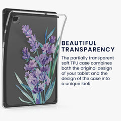 Hülle für Samsung Galaxy Tab S6 Lite (2024/2022/2020) Silikon Transparent