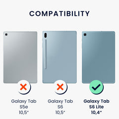 Hülle für Samsung Galaxy Tab S6 Lite (2024/2022/2020) Silikon Transparent