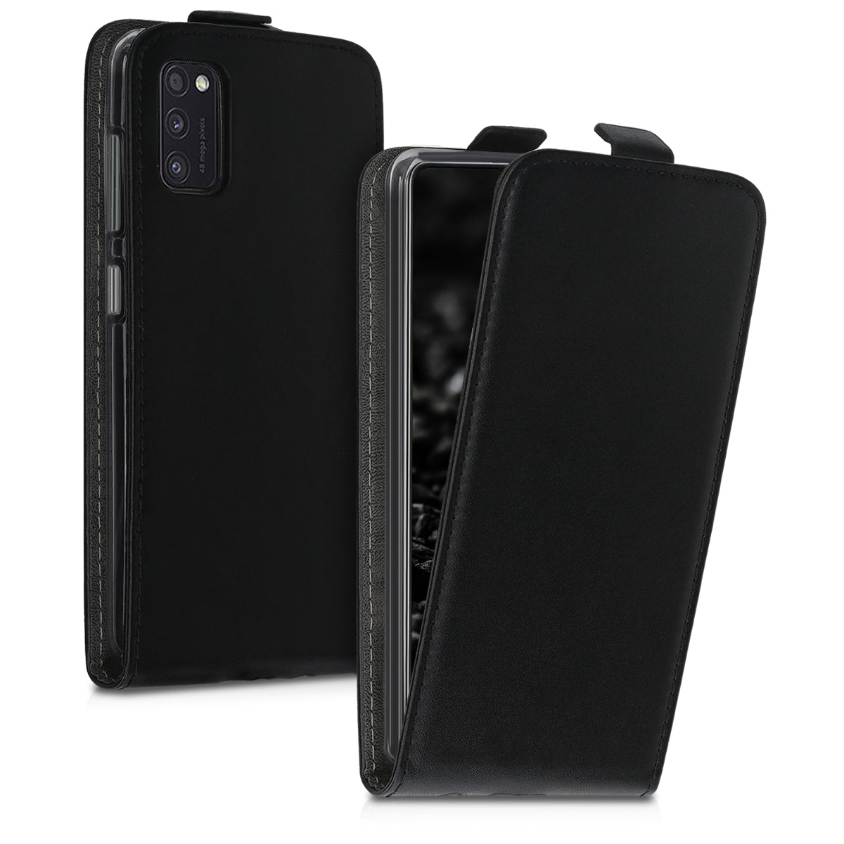 kwmobile Schutzhülle kompatibel mit Samsung Galaxy A41 - Hülle Handy - Flip Case Handyhülle