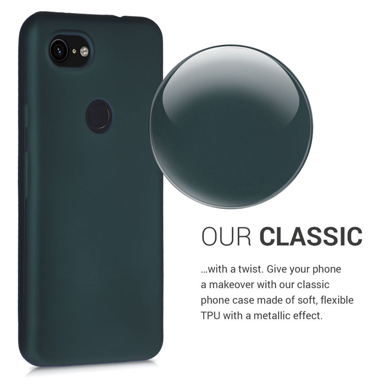 kwmobile Handyhülle für Google Pixel 3a Hülle - Silikon Case schützend Cover