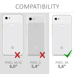Google Pixel 3a Silikon Handyhülle Metallic