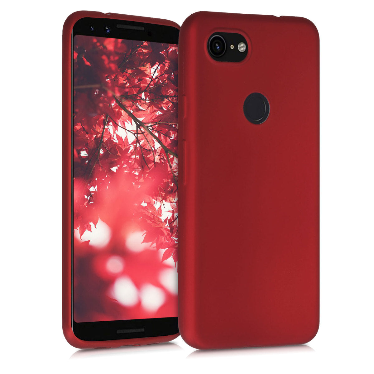 kwmobile Handyhülle für Google Pixel 3a Hülle - Silikon Case schützend Cover
