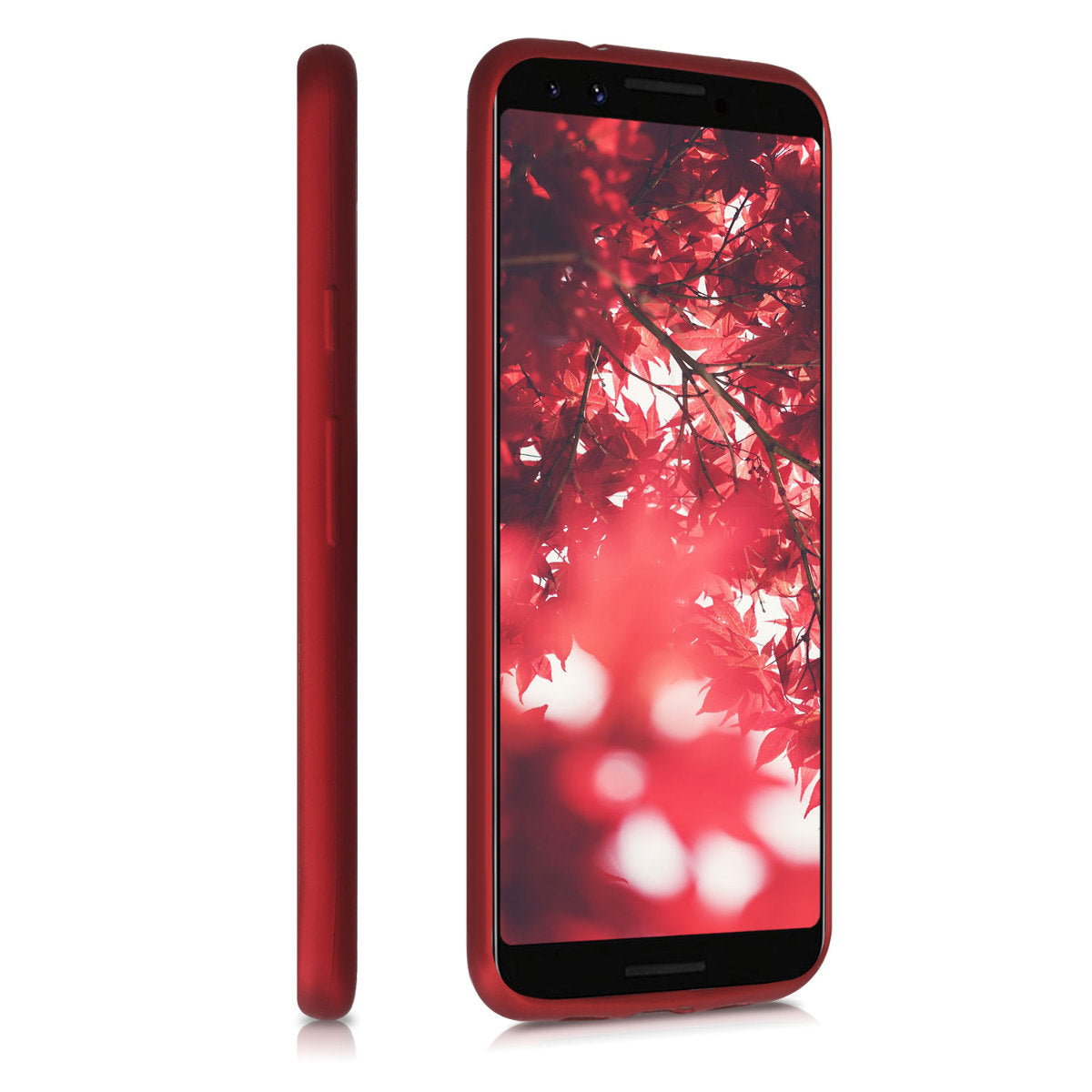 kwmobile Handyhülle für Google Pixel 3a Hülle - Silikon Case schützend Cover