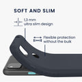kwmobile Handyhülle für Google Pixel 4a Hülle - Kabelloses Laden - Schutzhülle Cover