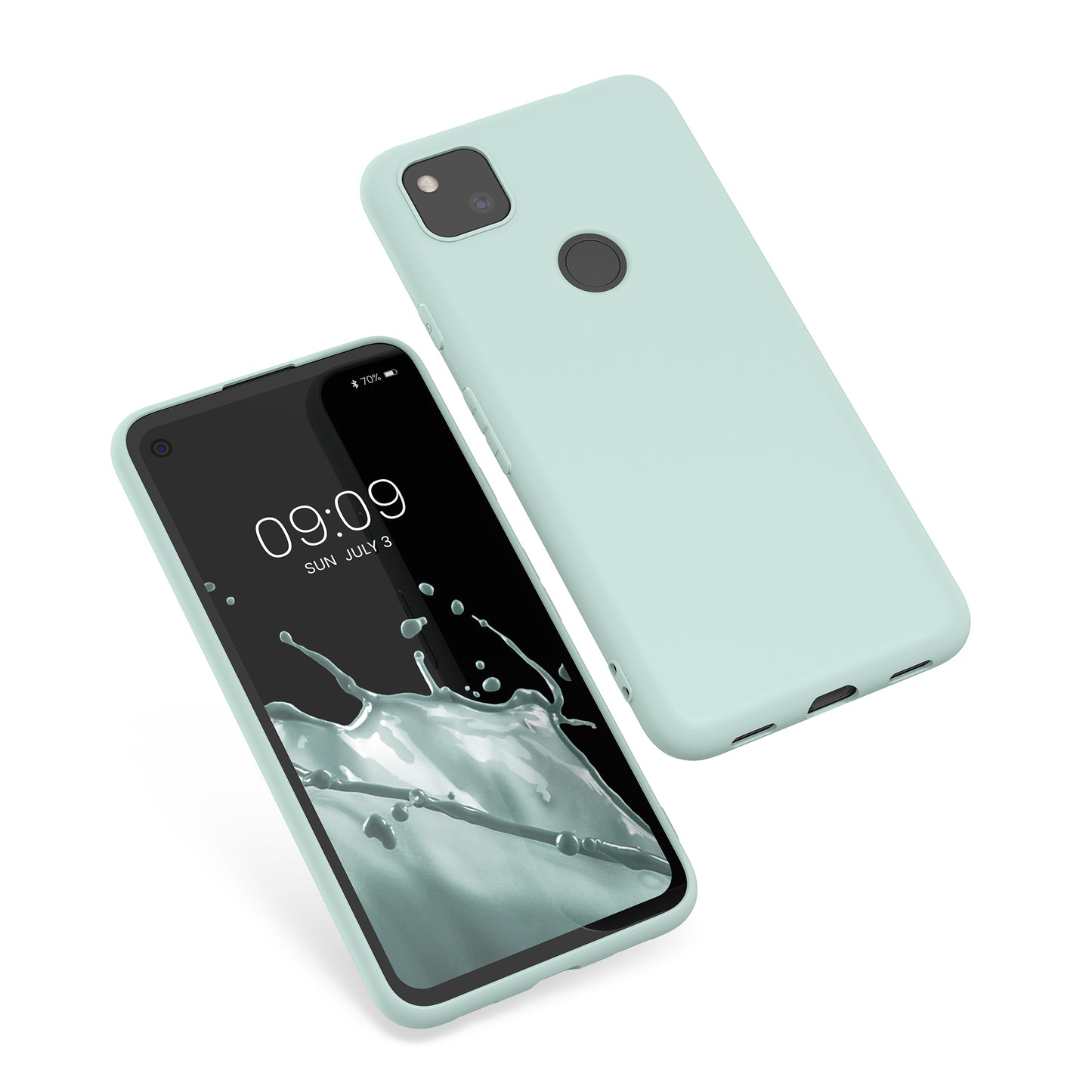 kwmobile Handyhülle für Google Pixel 4a Hülle - Kabelloses Laden - Schutzhülle Cover