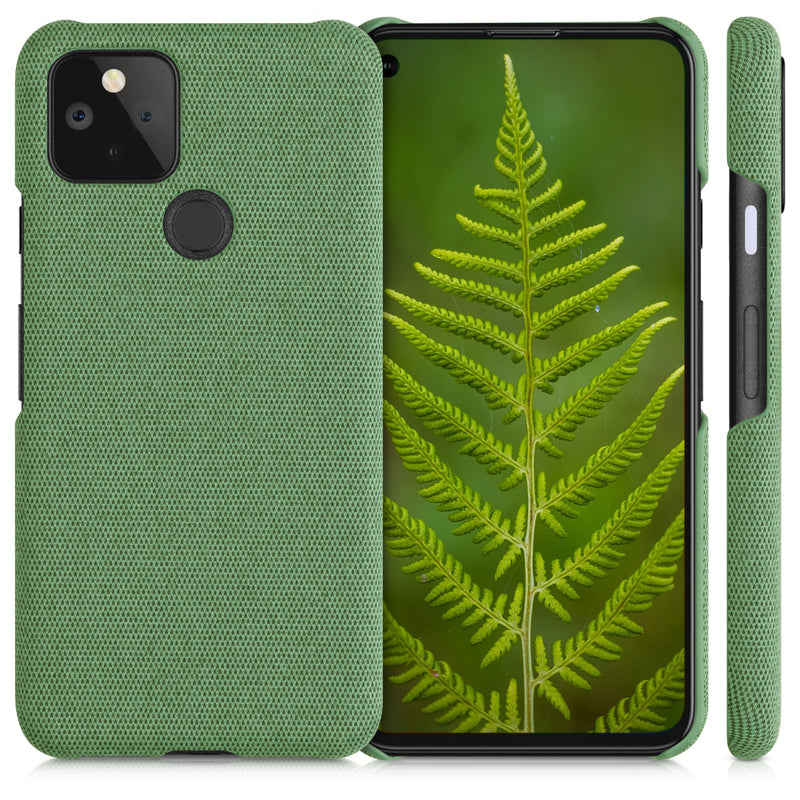 kwmobile Schutzhülle kompatibel mit Google Pixel 5 - Hülle - Stoff Cover Handyhülle - Backcover - Hüllen