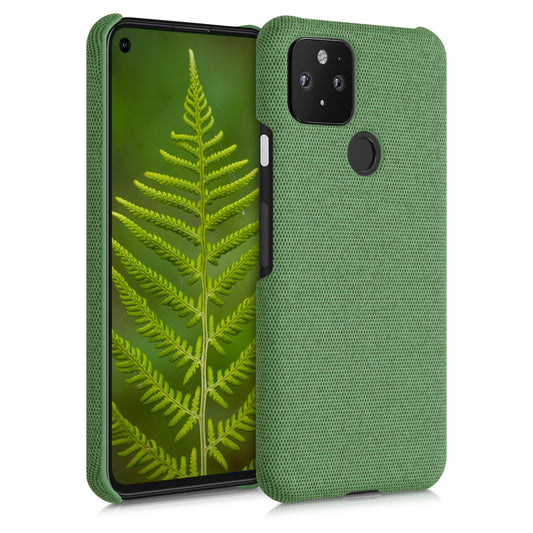 kwmobile Schutzhülle kompatibel mit Google Pixel 5 - Hülle - Stoff Cover Handyhülle - Backcover