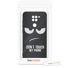 Xiaomi Redmi Note 9 Silikon Handyhülle Don't Touch My Phone