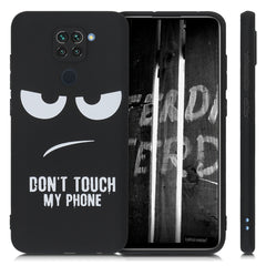 Xiaomi Redmi Note 9 Silikon Handyhülle Don't Touch My Phone