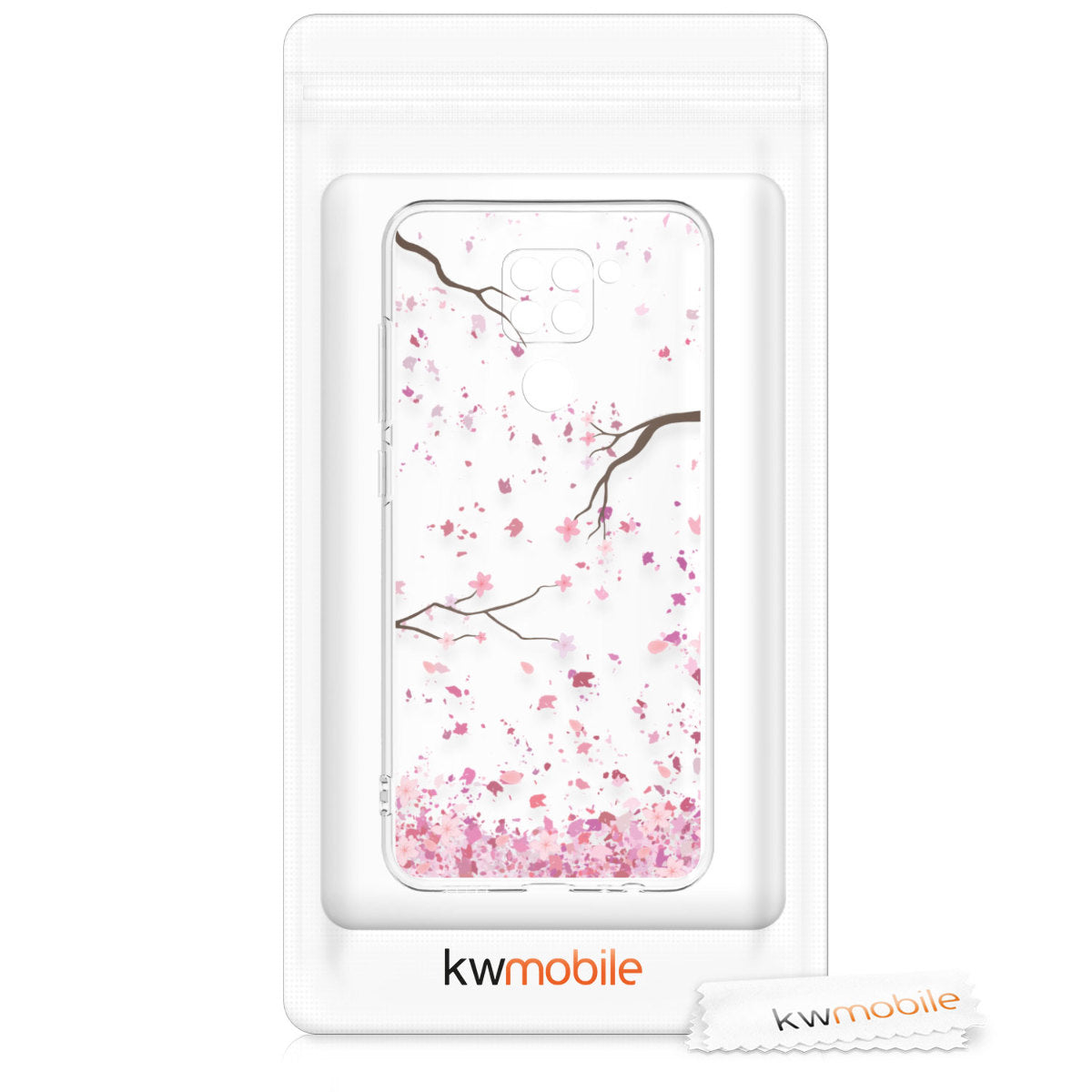 Xiaomi Redmi Note 9 transparente Silikon Handyhülle