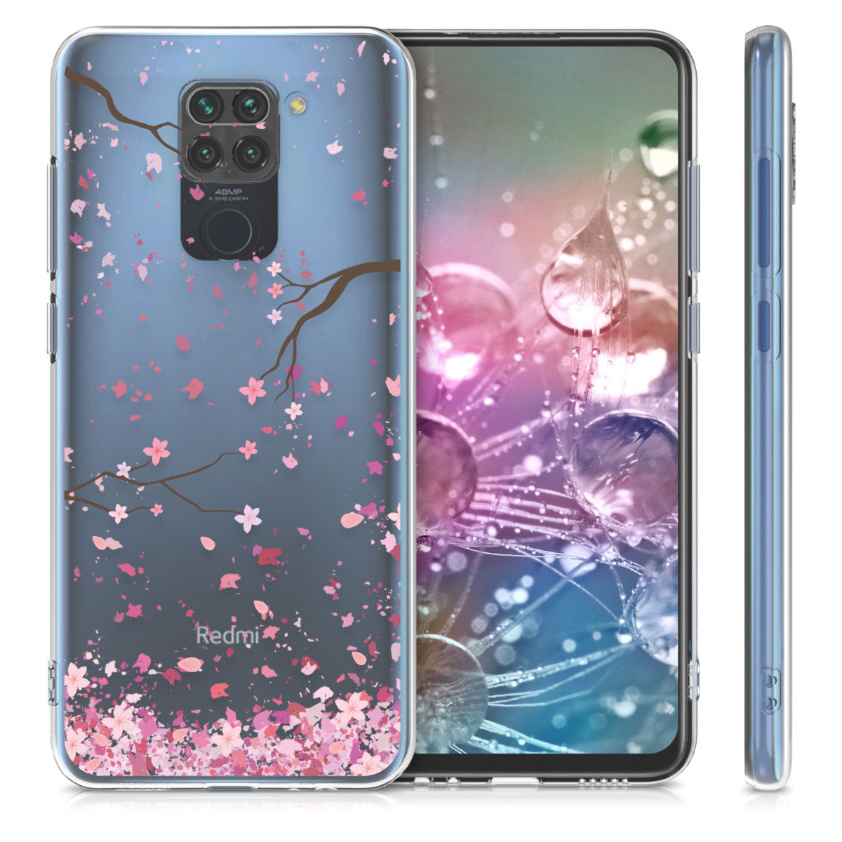 Xiaomi Redmi Note 9 transparente Silikon Handyhülle