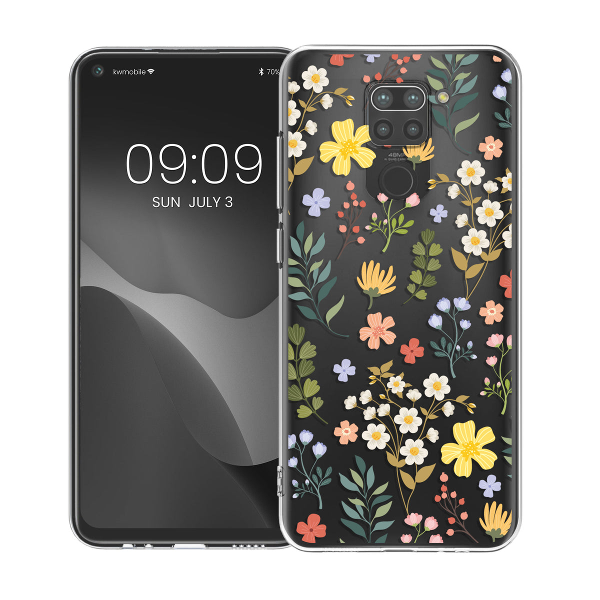 Xiaomi Redmi Note 9 transparente Silikon Handyhülle