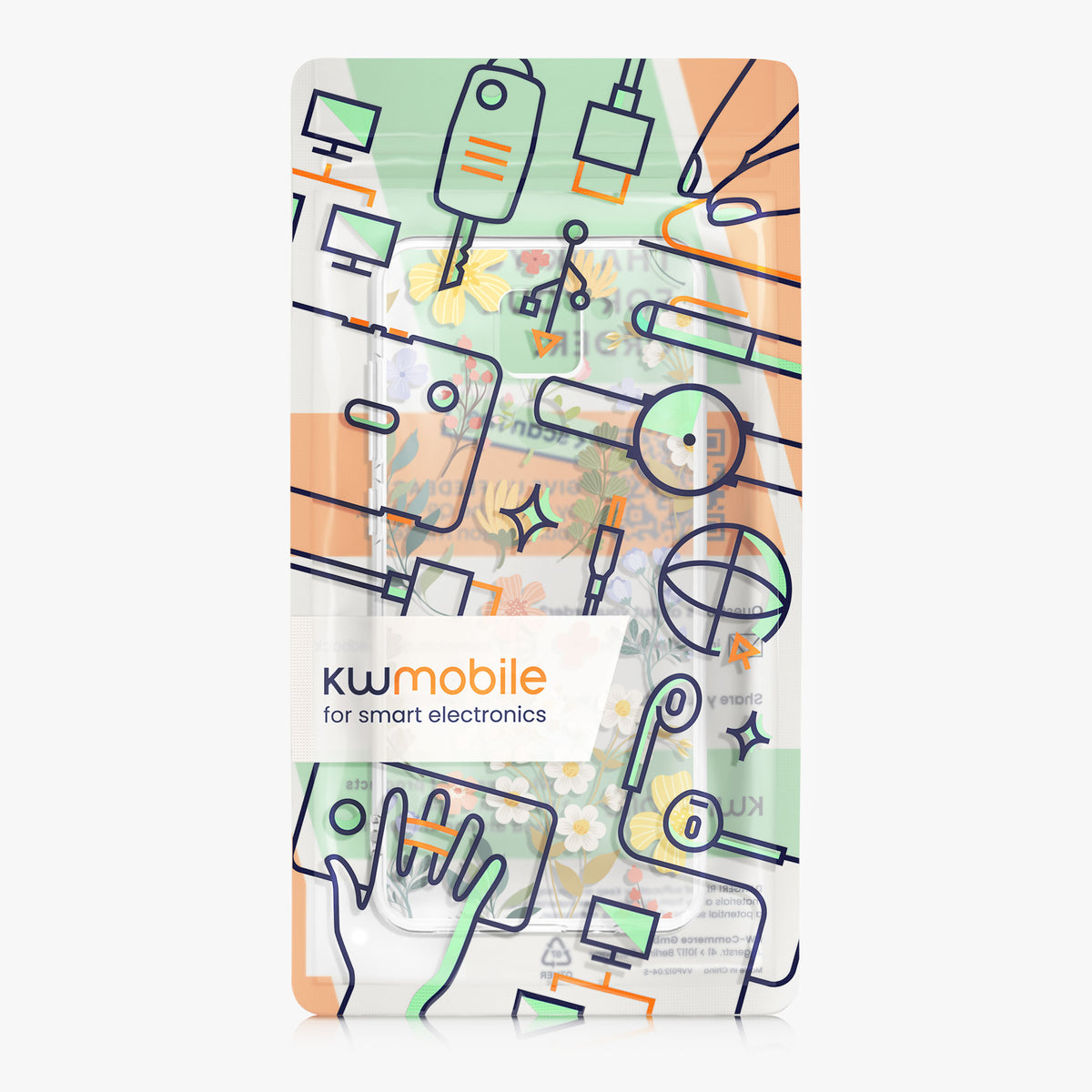 Xiaomi Redmi Note 9 transparente Silikon Handyhülle