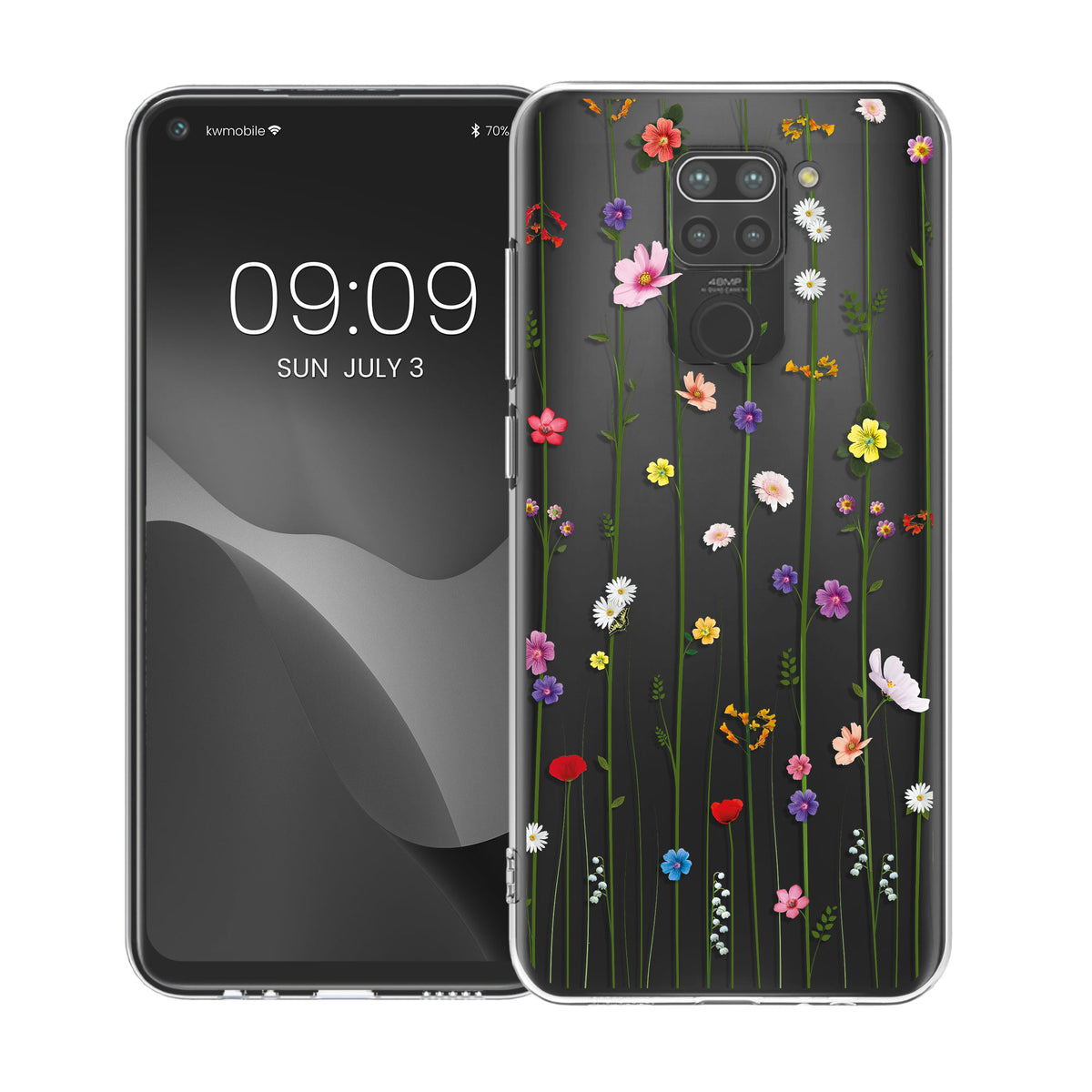 Xiaomi Redmi Note 9 transparente Silikon Handyhülle
