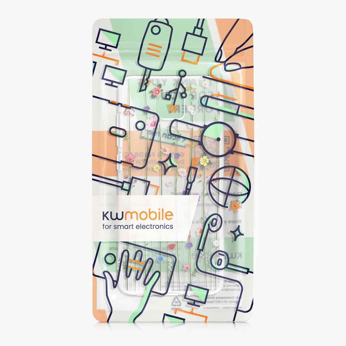 Xiaomi Redmi Note 9 transparente Silikon Handyhülle