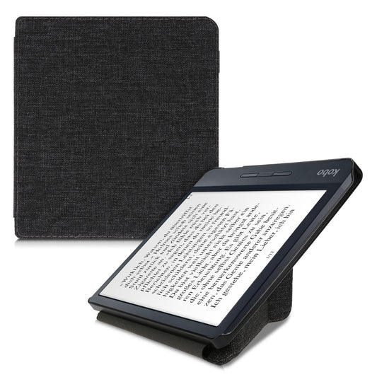kwmobile Stoff eReader Schutzhülle für Kobo Libra H2O Hülle - E-Reader Cover