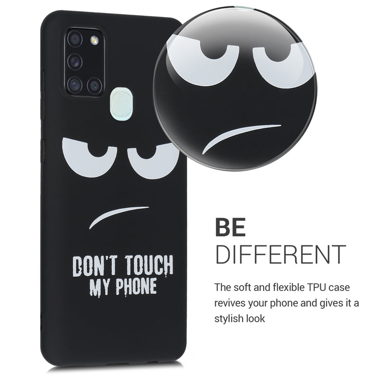 kwmobile Hülle kompatibel mit Samsung Galaxy A21s - Handyhülle Silikon Case