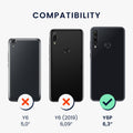 kwmobile Handyhülle für Huawei Y6p Hülle - Kabelloses Laden - Schutzhülle Cover