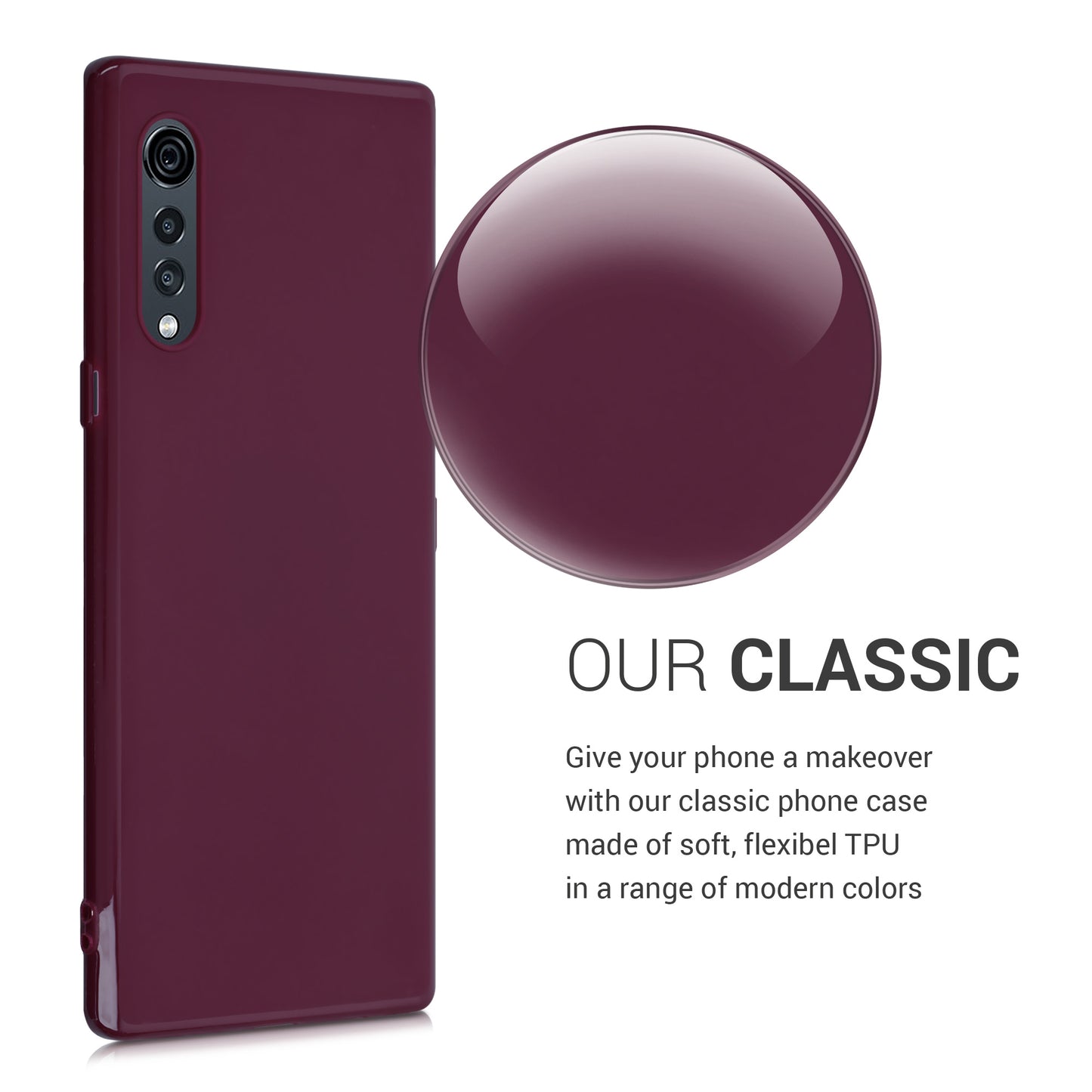 kwmobile Handyhülle für LG Velvet Hülle - Schutzhülle Cover
