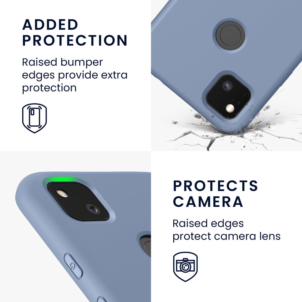 Google Pixel 4a gummierte Handyhülle